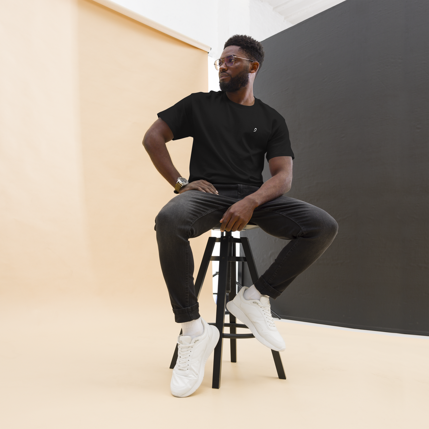 Dunnya Black Unisex Classic Tee (Life Edition)